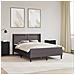 Struttura letto con materasso Grigio 120 x 200 cm Similpelle - Foto miniatura 2