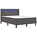 Struttura letto con materasso Grigio 120 x 200 cm Similpelle - Foto miniatura 5