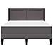 Struttura letto con materasso Grigio 120 x 200 cm Similpelle - Foto miniatura 8