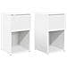 Armadietto per letto 2 pcs Bianco 29 x 31,5 x 49 cm - Foto miniatura 1