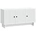 Mobile TV Bianco 99 x 34,5 x 50 cm Legno ingegnerizzato - Foto miniatura 1