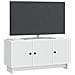 Mobile TV Bianco 99 x 34,5 x 50 cm Legno ingegnerizzato - Foto miniatura 3