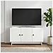Mobile TV Bianco 99 x 34,5 x 50 cm Legno ingegnerizzato - Foto miniatura 4