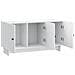 Mobile TV Bianco 99 x 34,5 x 50 cm Legno ingegnerizzato - Foto miniatura 5