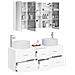 Set di mobili per il bagno 4 pcs Bianco - Foto miniatura 3