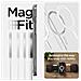Spigen Ultra Hybrid Mag Magsafe Iphone 15 Bianco - Foto miniatura 3