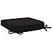 Cuscini per sedile a 4 pezzi SOEST 4 pcs 100% Poliestere Nero - Foto miniatura 4