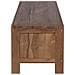 Mobile TV 110 x 30 x 30 cm Legno di teak solido Naturale - Foto miniatura 4
