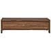 Mobile TV 110 x 30 x 30 cm Legno di teak solido Naturale - Foto miniatura 5