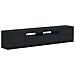 Mobile TV LED a 5 pezzi Nero Legno ingegnerizzato - Foto miniatura 1