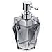 Dispenser sapone in abs colore grigio linea Diamante cm 7,5x7,5xH 18 - Foto miniatura 1