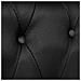 Divano Chesterfield a 2 Posti in Pelle Artificiale Nero - Foto miniatura 4