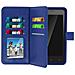 Custodia A Libro Universale Smartphone 6 Portacarte Blu Taglia S - Foto miniatura 1