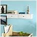 Mensola Con Cassetti, Libreria, Porta Gioielli A Chiavi, Colore: bianco, Frg43-w - Foto miniatura 1