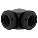 Hydro X Xf Hardline 90° Anschraubtülle 12mm Od G1/4 - Schwarz 2er Pack - Foto miniatura 1