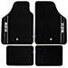 Set Completo Tappetini Auto Universali In Moquette Quattro Pezzi Nero - Foto miniatura 2