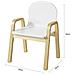 Set 2 Sedie Bambini Sgabello Bambini Altezza Del Sedile Regolabile In Legno Massello Classe E1 Kmb24-wnx2 - Foto miniatura 2