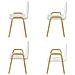 Set 2 Sedie Bambini Sgabello Bambini Altezza Del Sedile Regolabile In Legno Massello Classe E1 Kmb24-wnx2 - Foto miniatura 8