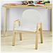 Set 2 Sedie Bambini Sgabello Bambini Altezza Del Sedile Regolabile In Legno Massello Classe E1 Kmb24-wnx2 - Foto miniatura 6