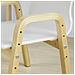 Set 2 Sedie Bambini Sgabello Bambini Altezza Del Sedile Regolabile In Legno Massello Classe E1 Kmb24-wnx2 - Foto miniatura 11
