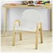 Set 2 Sedie Bambini Sgabello Bambini Altezza Del Sedile Regolabile In Legno Massello Classe E1 Kmb24-wnx2 - Foto miniatura 15