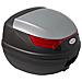 Bauletto Moto Scooter Baule Valigia Rigida Universale Top Case Argento - Foto miniatura 2