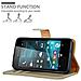 Custodia Compatibile Con Nokia Lumia 550 In Marrone Cappuccino - Coperchio Protettiva Con Chiusura Magnetica, Funzione Stand E Tasca Per Le Carte - Foto miniatura 2