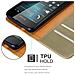 Custodia Compatibile Con Nokia Lumia 550 In Marrone Cappuccino - Coperchio Protettiva Con Chiusura Magnetica, Funzione Stand E Tasca Per Le Carte - Foto miniatura 3