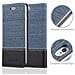 Custodia Compatibile Con Apple Iphone 6 / Iphone 6s In Blu Scuro Nero - Coperchio Protettiva Con Chiusura Magnetica, Funzione Stand E Tasca Per Le Carte - Foto miniatura 3