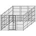 Box Per Cani Singolo Da Esterno Recinzione In Rete Zincatura A Caldo Dimensioni 300 X 300 X H 180 Cm - Foto miniatura 1