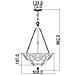 Lampada Da Soffitto Tiffany A 3 Luci, Finitura Bronzo, Attacco E27 - Foto miniatura 2