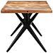 Tavolo Da Pranzo 160x80x76 Cm In Legno Massello Di Acacia - Foto miniatura 3