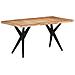 Tavolo Da Pranzo 160x80x76 Cm In Legno Massello Di Acacia - Foto miniatura 8