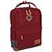 Zaino Piccolo In Poliestere 300t - Fodera 100% Poliestere - Dimensioni 24 X 10 X 33 Cm - Rosso Bordeaux - Foto miniatura 1