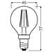 Lampada Led - E14 - Bianco Caldo - 2700 K - 4 W - Sostituisce Lampade Ad Incandescenza 40w - Chiara - Led Base Classic P - Confezione Da 5 - Foto miniatura 7