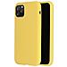 Custodia Tpu Silicone Lite Cover Soft-case Per Apple Iphone 11 Pro Yellow - Foto miniatura 3