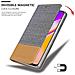 Custodia Compatibile Con Oppo A94 5g In Grigio Chiaro Marrone - Coperchio Protettiva Con Chiusura Magnetica, Funzione Stand E Tasca Per Le Carte - Foto miniatura 6