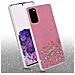 Custodia Compatibile Con Samsung Galaxy S20 In Rosa Con Glitter - Coperchio Protettivo In Silicone Tpu Flessibile Con Glitter Scintillanti - Foto miniatura 3
