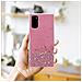 Custodia Compatibile Con Samsung Galaxy S20 In Rosa Con Glitter - Coperchio Protettivo In Silicone Tpu Flessibile Con Glitter Scintillanti - Foto miniatura 8