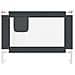 Sponda Letto Sicurezza Bambini Grigio Scuro 90x25 cm Tessuto - Foto miniatura 2