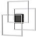 Frame Pl Quadrato Nero Lampada Plafoniera - 270678 - Foto miniatura 2