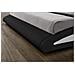 Brixton Struttura Letto In Similpelle Nera Con Led 140x190 Cm - Foto miniatura 2