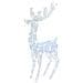 Renne Di Natale Xxl In Acrilico 250 Led 3pz 180cm Bianco Freddo - Foto miniatura 3