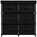Armadietto con 6 Cassetti 55x29x55 cm Nero in Acciaio - Foto miniatura 2