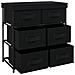 Armadietto con 6 Cassetti 55x29x55 cm Nero in Acciaio - Foto miniatura 4
