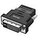 00205169 Adattatore Per Inversione Del Genere Dei Cavi Dvi Hdmi Nero (Dvi-d Male To Hdmi Female Converter Dong - Foto miniatura 1