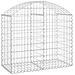 Cesto Gabbione Ad Arco 100x50x80/100 Cm Ferro Zincato - Foto miniatura 1