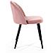 Set di 2 Sedie da Pranzo in Velluto SJ. 077, Colore Rosa - Foto miniatura 4