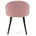 Set di 2 Sedie da Pranzo in Velluto SJ. 077, Colore Rosa - Foto miniatura 6