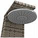 Doccia Da Esterno Grigia 55x60x224 Cm Polyrattan E Legno Acacia - Foto miniatura 8